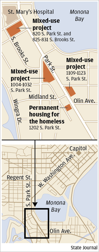 Park Street development map
